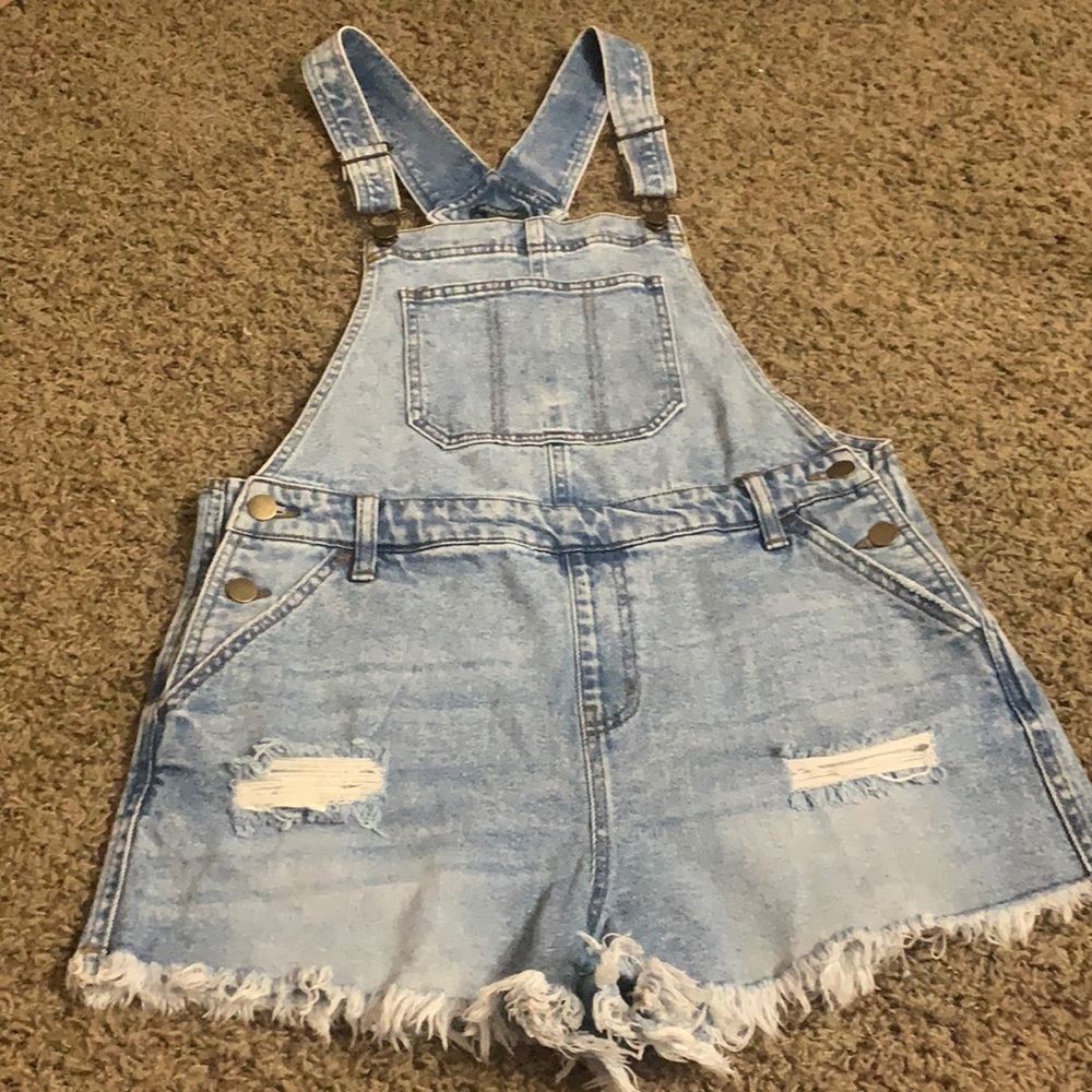 Overall Shorts